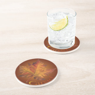 Posavasos Regalos de Canada Coaster Souvenir Autumaf Leaf Ca