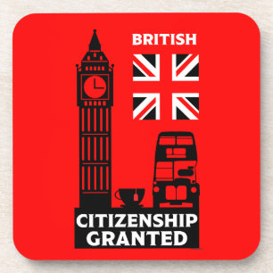 Posavasos Regalos de ciudadanía británica
