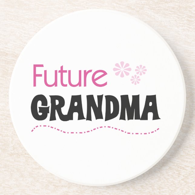 Posavasos Regalos de futuras abuelas (Frente)