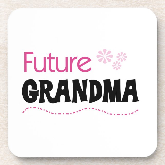 Posavasos Regalos de futuras abuelas (Frente)