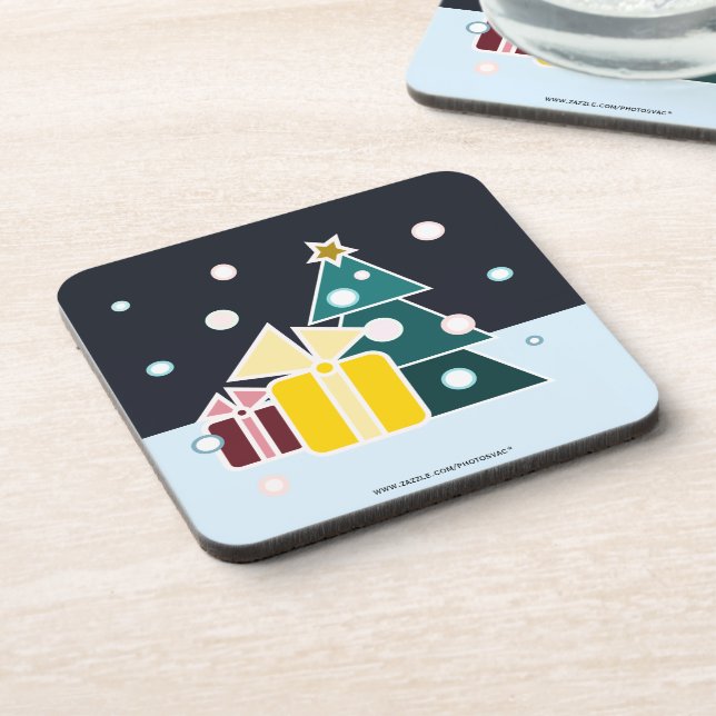 Posavasos Regalos de Navidad (Lado Izquierdo)