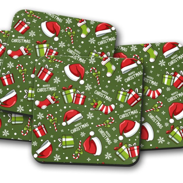 Posavasos Regalos de Navidad | Juego de aletas de corcho par (Subido por el creador)