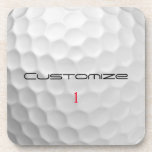 Posavasos Regalos de pelotas de golf personalizadas de la Se<br><div class="desc">¿Buscando el regalo definitivo para un golfista? FORE!</div>