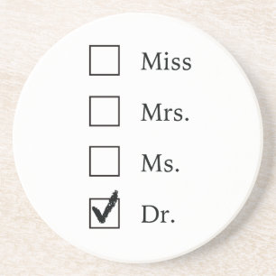 Posavasos Regalos del PhD para las mujeres