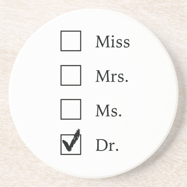 Posavasos Regalos del PhD para las mujeres (Frente)