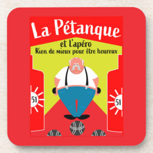 Posavasos regalos divertidos de Pétanque