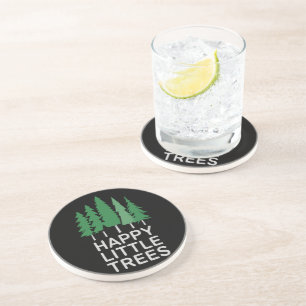 Posavasos Regalos Divertidos Felices Arbolitos Camping