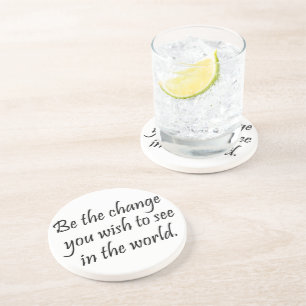 Posavasos Regalos inspiradores de Gandhi de los prácticos d