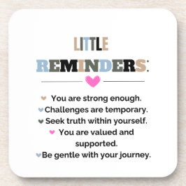 Posavasos Regalos motivacionales inspiradores Pequeños Recor