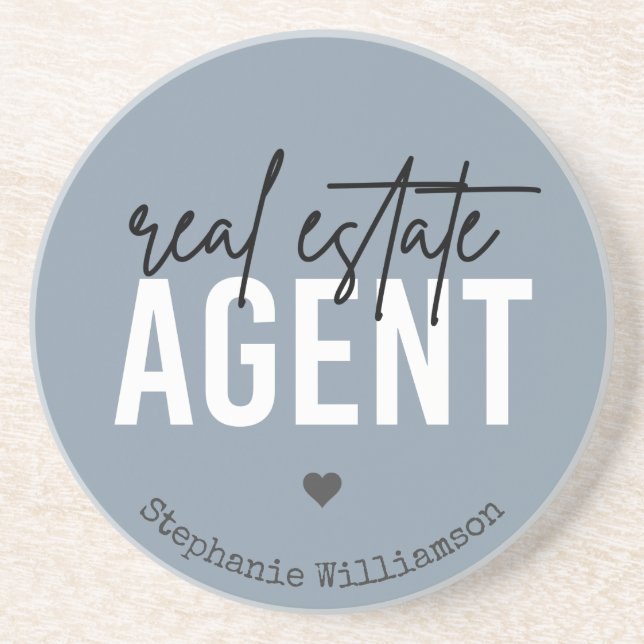 Posavasos Regalos personalizados de agentes inmobiliarios pa (Frente)
