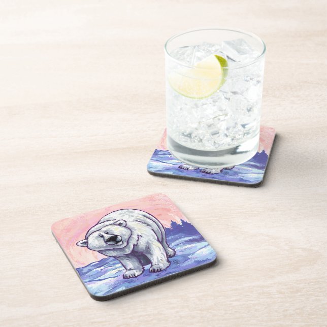 Posavasos Regalos y accesorios de oso polar (Lado Derecho)