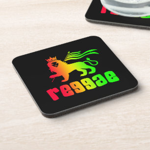 Posavasos Reggae Rasta Lion