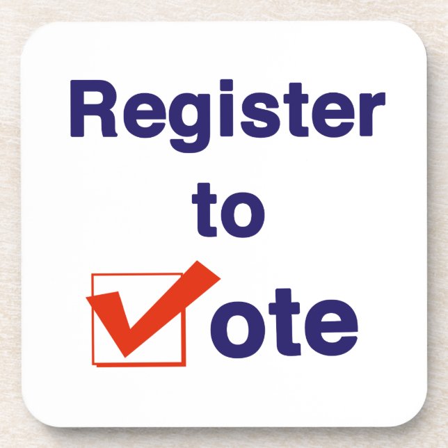 Posavasos Registrarse Para Votar 2024 (Frente)