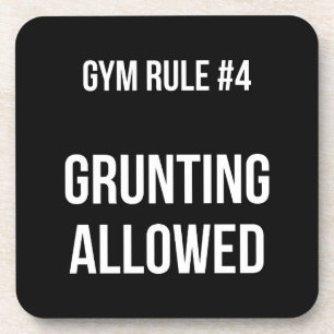 Posavasos Regla #4 del Gimnasio - Se permite la broma - Nove