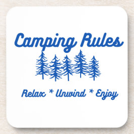 Posavasos Reglas de acampada
