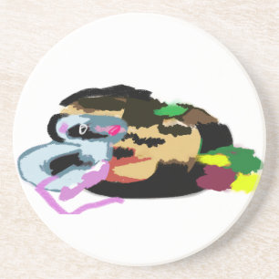 Posavasos Regocijo otoñal de la calabaza del ratón