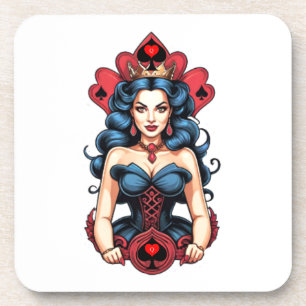 Posavasos Reina de espadas Thunder_Cove