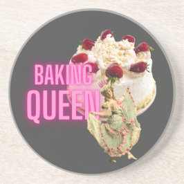 Posavasos Reina de horneado de tarta de vintage
