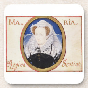Posavasos Reina de Maria de escocés (1542-87) (aguazo en la