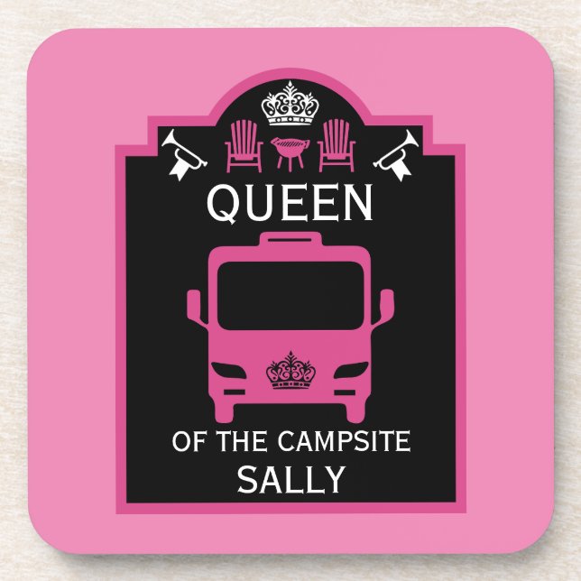 Posavasos Reina Del Campamento (Frente)