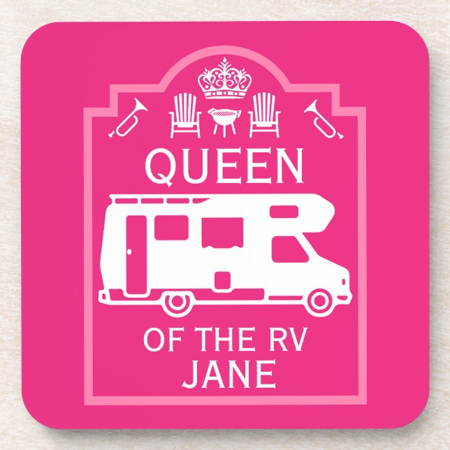 Posavasos Reina Del RV Del Camper (Frente)