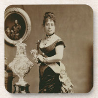 Reina Emma (1836-85) (fotografía de la sepia)