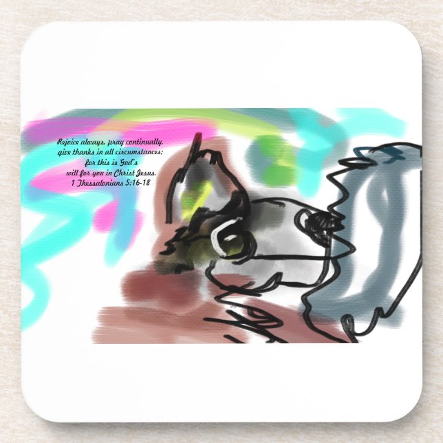 Posavasos Rejoice jesus (Frente)