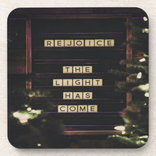 Posavasos Rejoice The Light Has Come Isaiah 60 Bible Verse