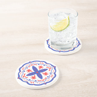 Posavasos Reloj de Flora Folclórica