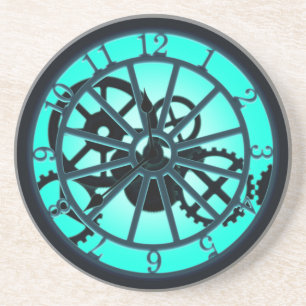 Posavasos Reloj De Ironwork Gótico De Steampunk Con Gases V