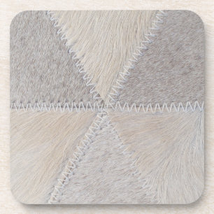 Posavasos Remiendo del piel de vaca