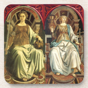 POSAVASOS RENACIMIENTO ANTIGUO TAROTS/JUSTICIA - PAPA