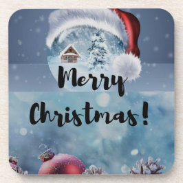 Posavasos Reno de Navidad moderno divertido y lindo