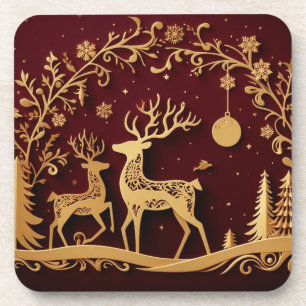Posavasos Reno Encantado – Capricho Navideño