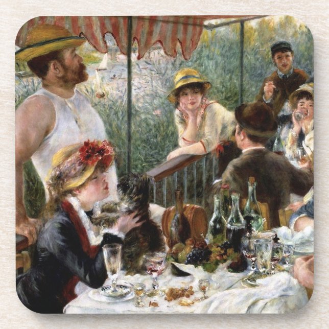 Posavasos Renoir: Alumerzo del fiesta del canotaje (Frente)