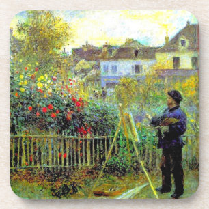 Posavasos Renoir - Monet Pintando en su Jardín