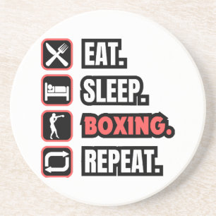 Posavasos Repetir el Boxeo de sueño