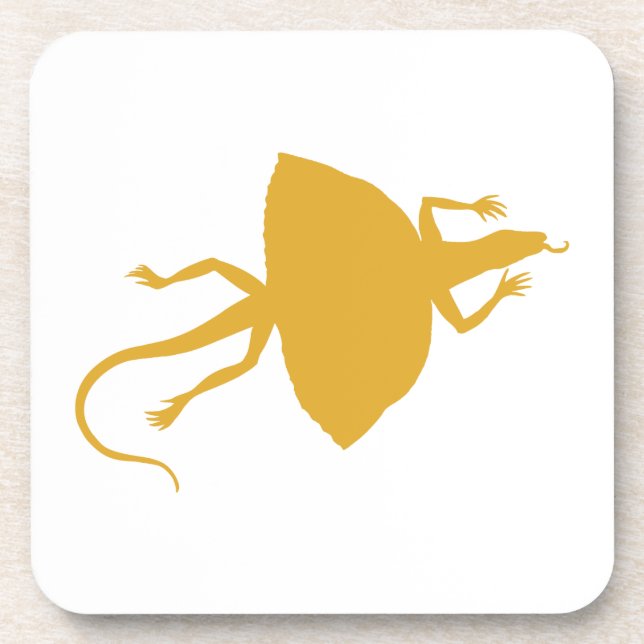 Posavasos Reptil amarillo (Frente)