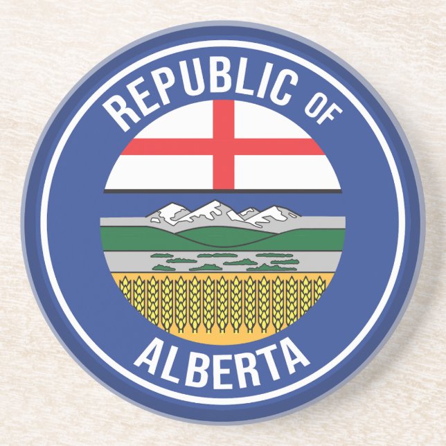 Posavasos República de Alberta WEXIT (Frente)