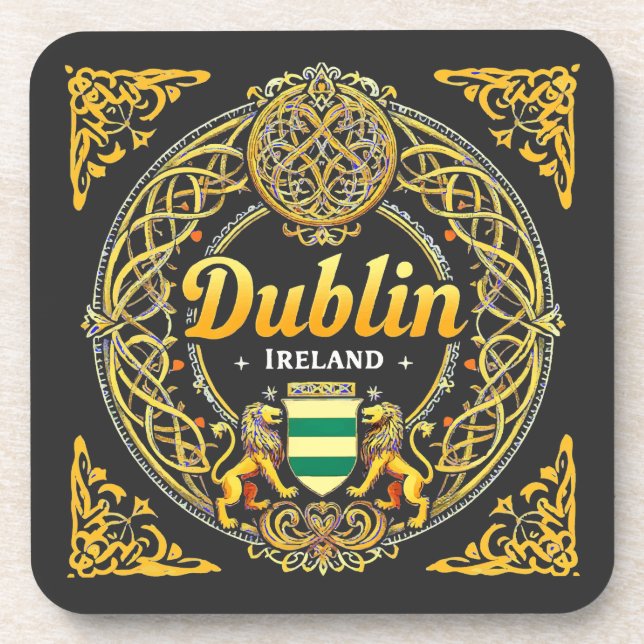 Posavasos República de Dublín de Irlanda (Frente)