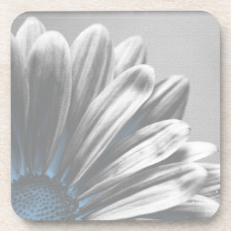 Posavasos Resaltados florales azules claros
