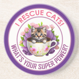 POSAVASOS ¡RESCATO A LOS GATOS!