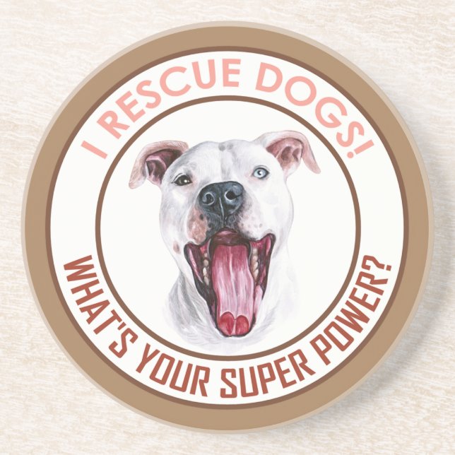 POSAVASOS ¡RESCATO A LOS PERROS! (Frente)