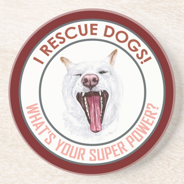 POSAVASOS ¡RESCATO A LOS PERROS! (Frente)