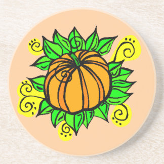 Posavasos Residuo de calabaza de cosecha