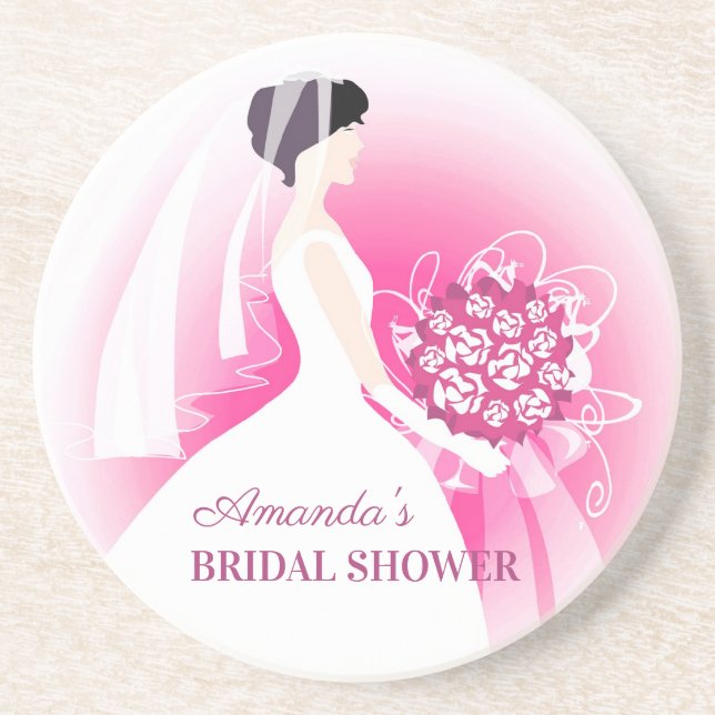 Posavasos Residuo de ducha de novia (Frente)