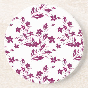Posavasos Residuo de patrón floral