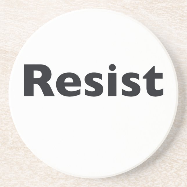 Posavasos resistir (Frente)
