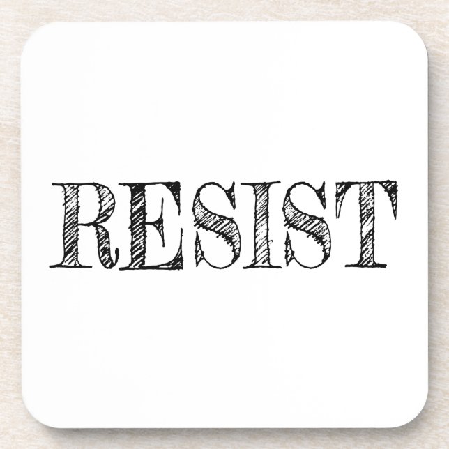Posavasos Resistir (Frente)