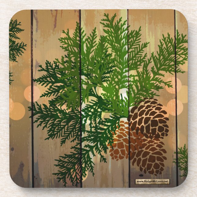 Posavasos Resplandor al aire libre (Frente)